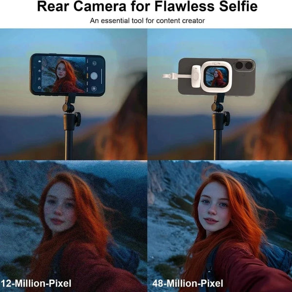 SearchFindOrder White Mini phone Vlog and Selfie Screen