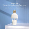 SearchFindOrder White Motion-Activated Adjustable Smart Light Socket