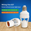 SearchFindOrder White Motion-Activated Adjustable Smart Light Socket