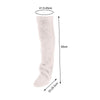 SearchFindOrder White / One Size Fuzzy High Over Knee Socks