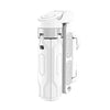 SearchFindOrder White Portable Telescopic Selfie Tripod with Detachable Remote & Anti-Shake Stabilizer