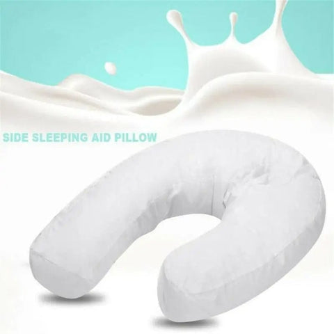 SearchFindOrder White Side Sleeper Pro U Shape Pillow