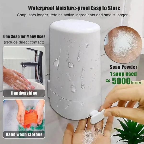 SearchFindOrder WHITE Soap Bar Grater Dispenser