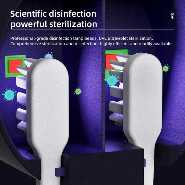 SearchFindOrder White Toothbrush UVSanitizer