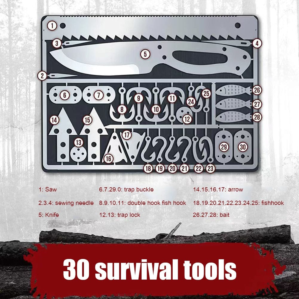 find it fish hook Wilderness Pro Card Versatile Outdoor EDC Survival Fishing Hook Card,– SearchFindOrder