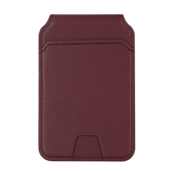 SearchFindOrder Wine red Magnetic Foldable Leather Kickstand Wallet