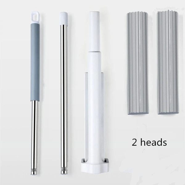 SearchFindOrder with 2 heads Effortless Clean Hands-Free Rapid Absorption Mop