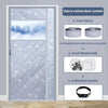 SearchFindOrder word / W 70cm x H 210cm Coldproof Cotton Door Screen with a Transparent Window, Waterproof Magnetic Screen Door