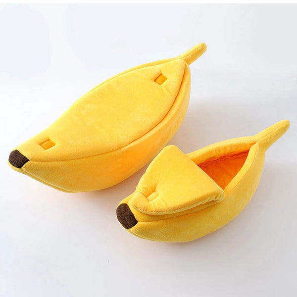 SearchFindOrder Yellow 1PC / M 55x20x15cm Banana Cat Bed