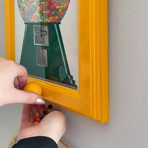 SearchFindOrder Yellow Candy Dispenser Picture Frame