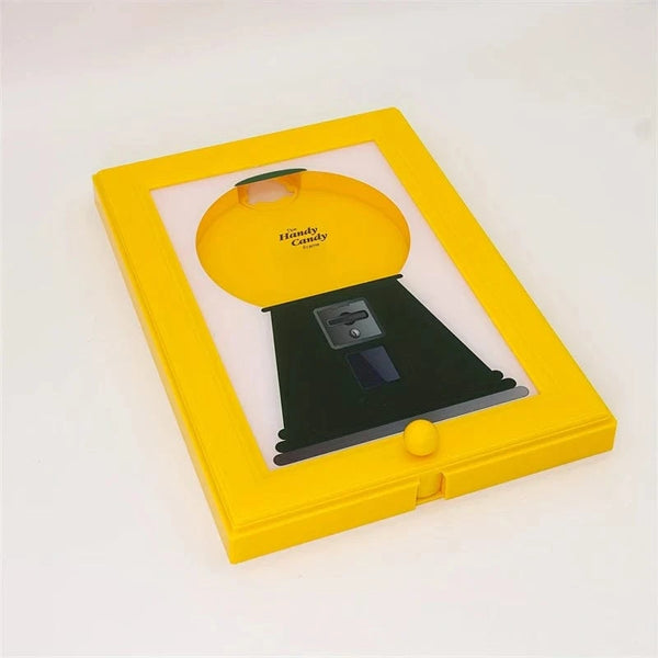 SearchFindOrder Yellow Candy Dispenser Picture Frame