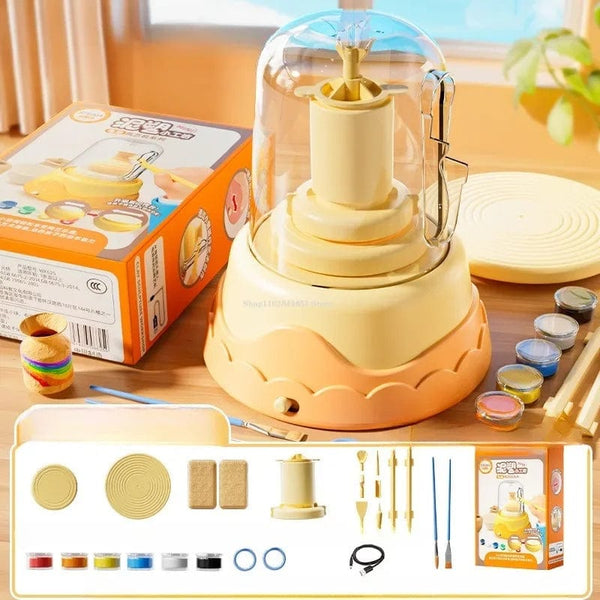 SearchFindOrder yellow Kids Electric Pottery Machine