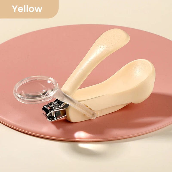 SearchFindOrder Yellow Nail Clippers with Magnifying Glass