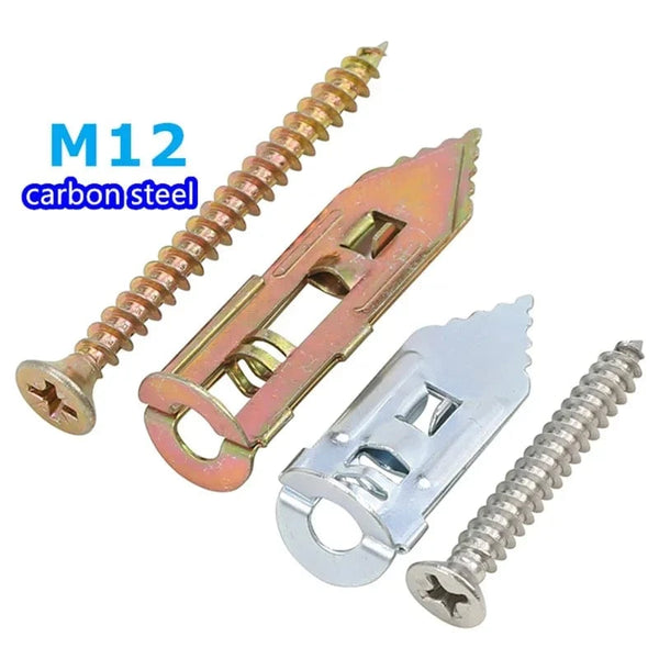 SearchFindOrder zinc-colored 1 / M12x30mm Self-Drilling Drywall Anchors
