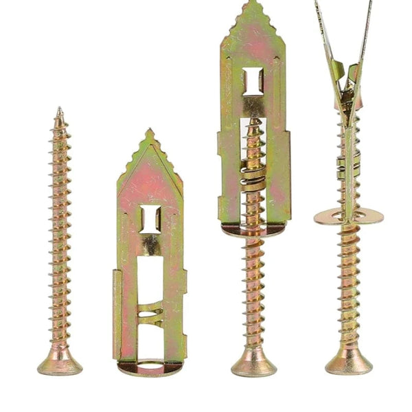 SearchFindOrder zinc-colored 1 / M12x30mm Self-Drilling Drywall Anchors