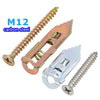SearchFindOrder zinc-colored 1 / M12x30mm Self-Drilling Drywall Anchors