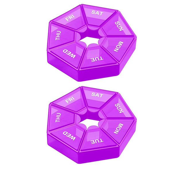 SearchFindOrder 05 / China 7-Day Portable Storage Pill and Tablet Organized Container (2 Pieces)