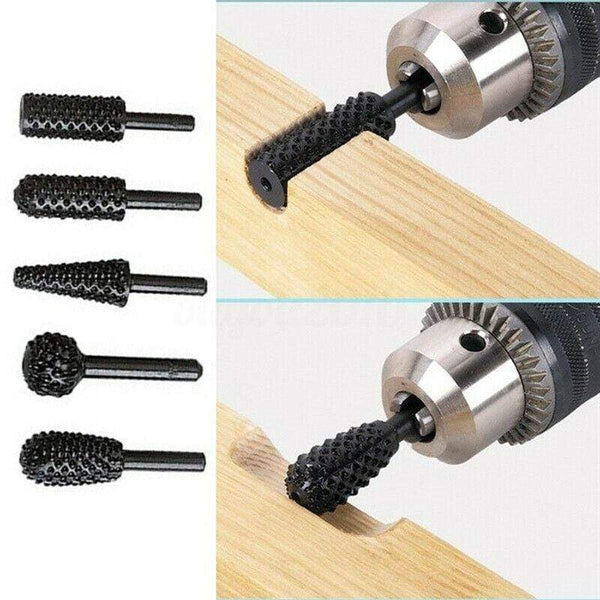 SearchFindOrder 1/4'' 5 Pieces Woodworking Drill Bit Set