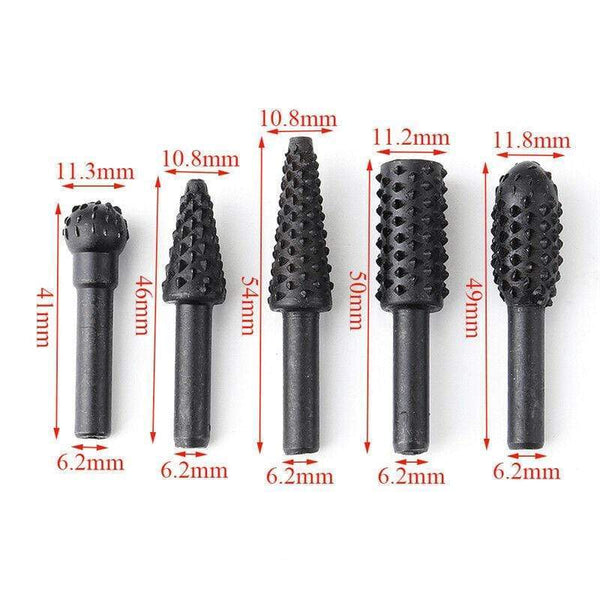 SearchFindOrder 1/4'' 5 Pieces Woodworking Drill Bit Set