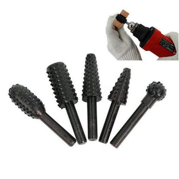 SearchFindOrder 1/4'' 5 Pieces Woodworking Drill Bit Set