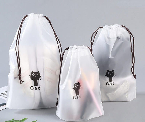 SearchFindOrder 1 / CN / 16x20cm 1pcs Compact Transparent Cosmetic Bag - Waterproof, Clear Makeup & Toiletry Travel Case for Women