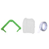 SearchFindOrder 1 Rack & 100 Filters Corner Kitchen Sink Mesh Waste Strainer (1 holder + 100 mesh filter bags)
