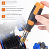 SearchFindOrder 10-in-1 Multi-Angle Portable Ratchet Screwdriver