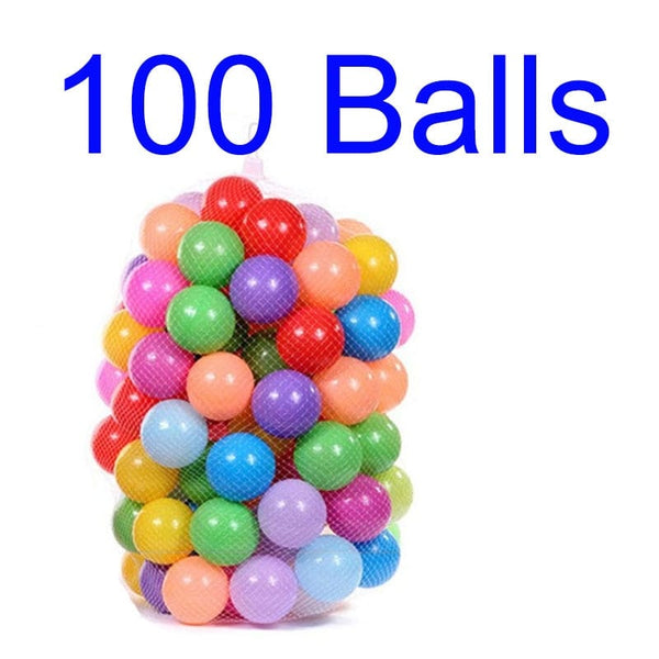 SearchFindOrder 100pcs 5.5cm balls Children's Outdoor and Indoor Popup Play Tent Fire Truck Police Car Icecream Truck Schoo Bus