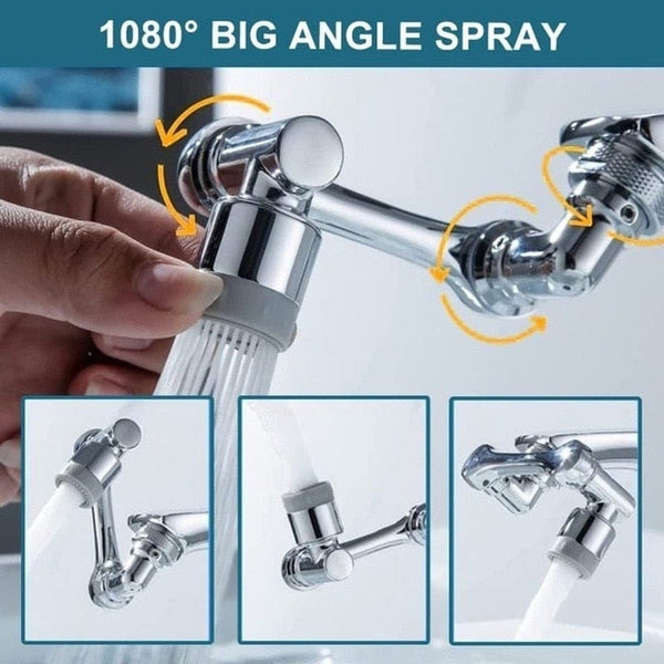 SearchFindOrder 1080° Full Rotating Universal Faucet Tap Extender