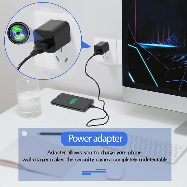 SearchFindOrder 1080p Mini Wifi Power Adapter HD IP Camera
