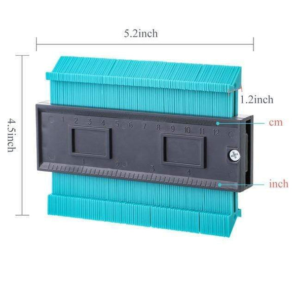 SearchFindOrder 12cm Green Profile & Contour Gauge Tool