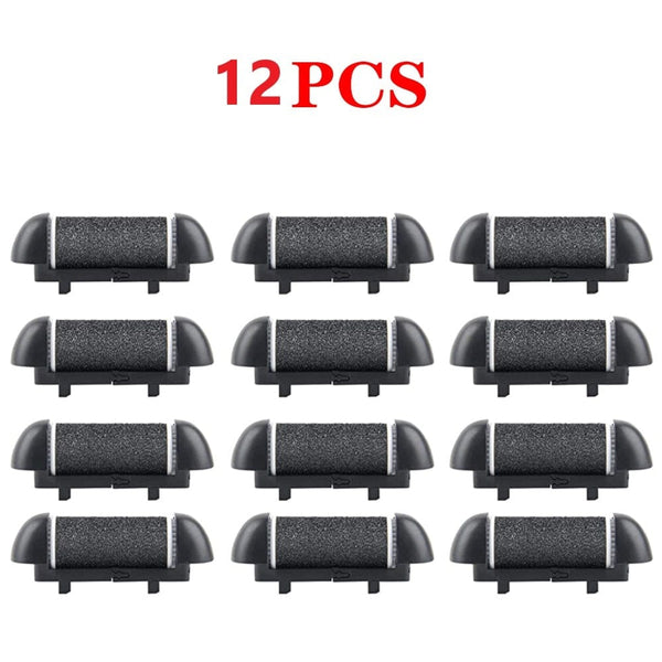 SearchFindOrder 12pcs Rechargeable Electric Foot File Callus Remover Kit