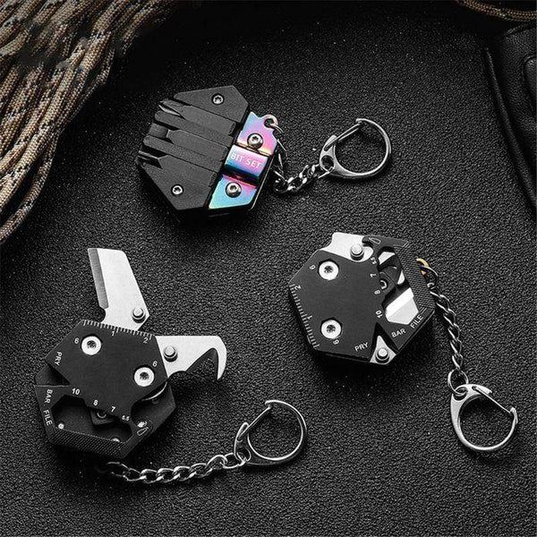 SearchFindOrder 14-in-1 EDC Keychain Multi-Tool