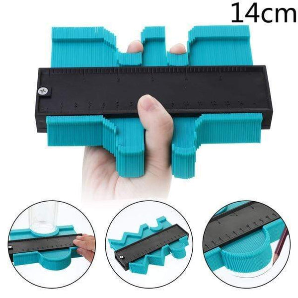 SearchFindOrder 14cm Green Profile & Contour Gauge Tool