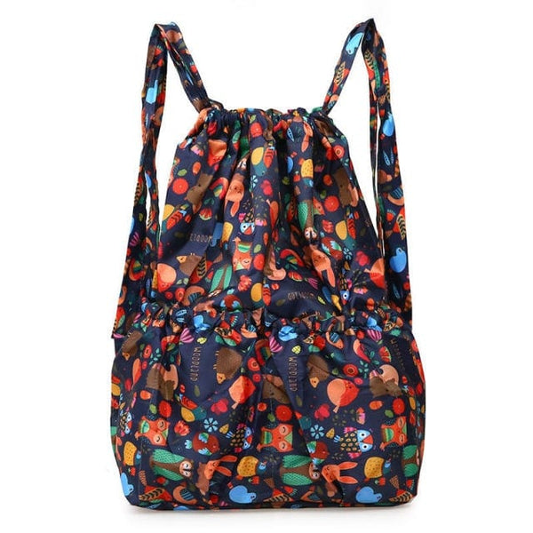 SearchFindOrder 1pcs / P13.5-dongwuleyuan Foldable Large Capacity Travel Backpack