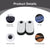 SearchFindOrder 2-Bowl Automatic Pet Feeder for Dogs and Cats