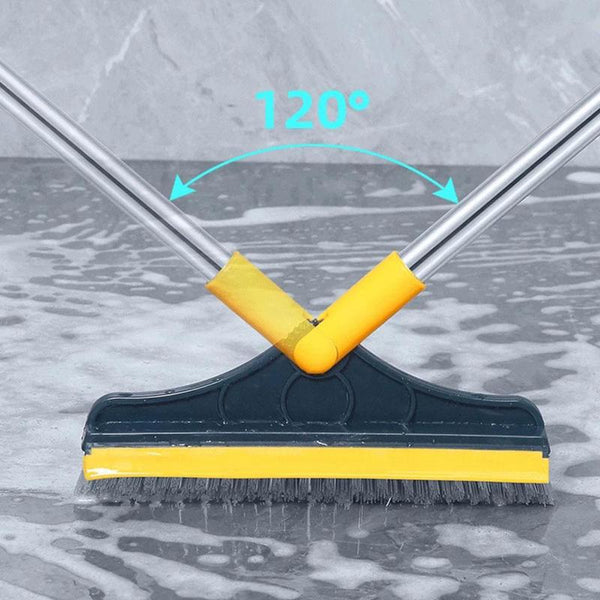 SearchFindOrder 2-in-1 Adjustable Easy Cleaning and Wiper Brush Mop