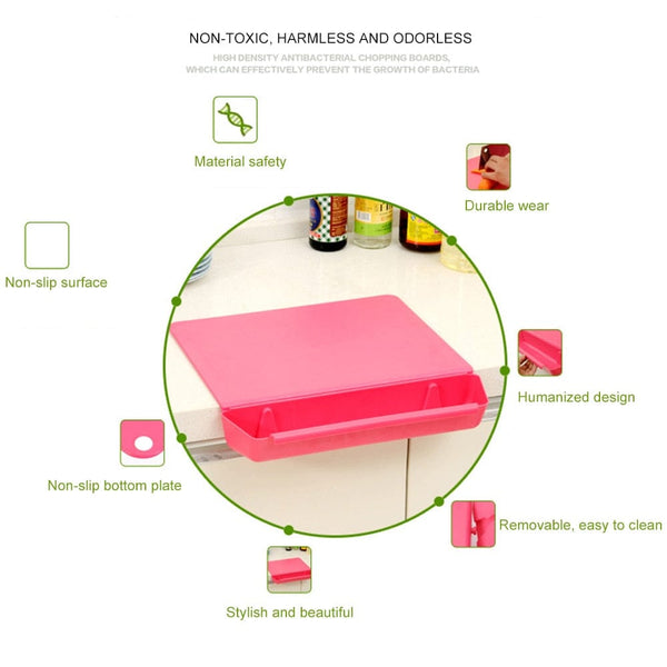 SearchFindOrder 2 in 1 Creative Cutting Board with Side Storage