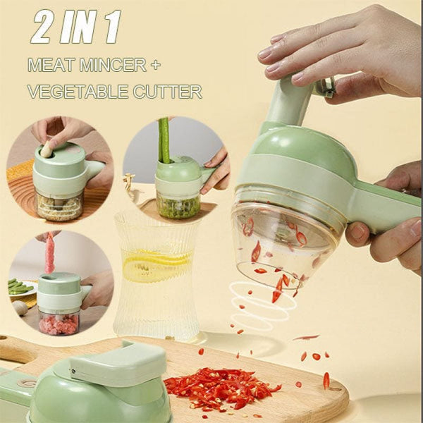 SearchFindOrder 2-in-1 Portable Vegetable Slicer Blender