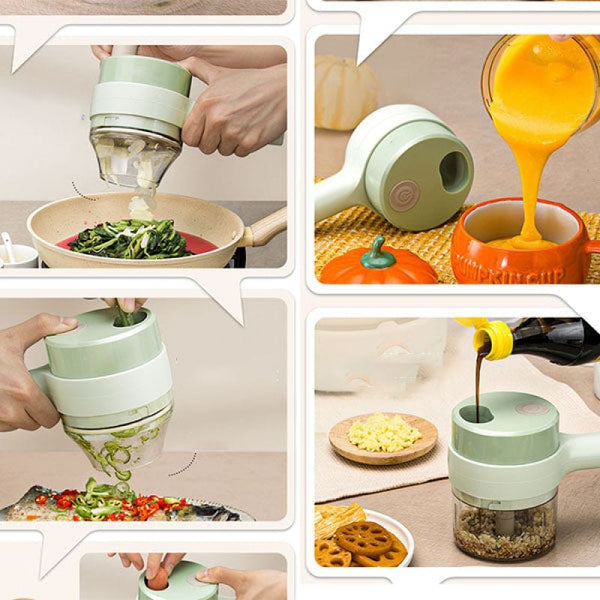 SearchFindOrder 2-in-1 Portable Vegetable Slicer Blender