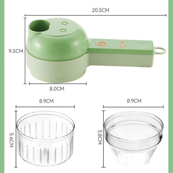 SearchFindOrder 2-in-1 Portable Vegetable Slicer Blender