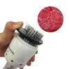 SearchFindOrder 2-in-1 Professional Meat Stainless Steel Meat Tenderizer with Marinade and Seasoning Injector Needles