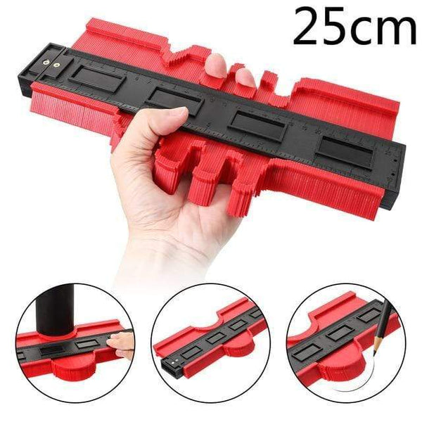 SearchFindOrder 25cm Red Profile & Contour Gauge Tool