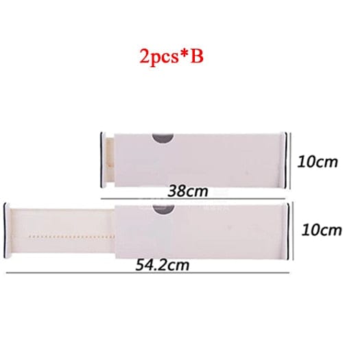 SearchFindOrder 2pcsB Adjustable Drawer Dividers