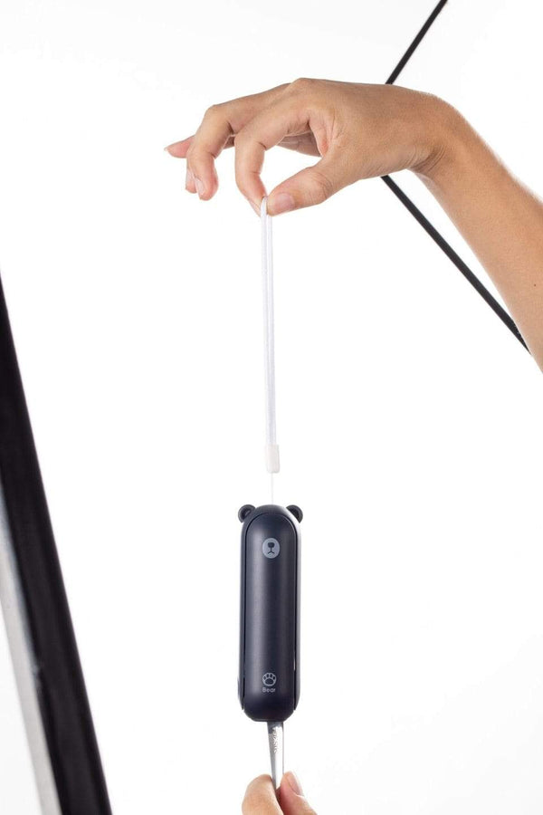SearchFindOrder 3 in 1 Handheld MiniFan with Flash Light and Portable Charger