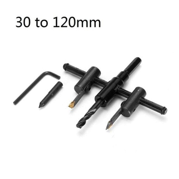 SearchFindOrder 30-120mm Adjustable Circle Hole Saw Drill Bit Tool Set