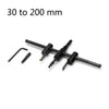 SearchFindOrder 30-200mm Adjustable Circle Hole Saw Drill Bit Tool Set