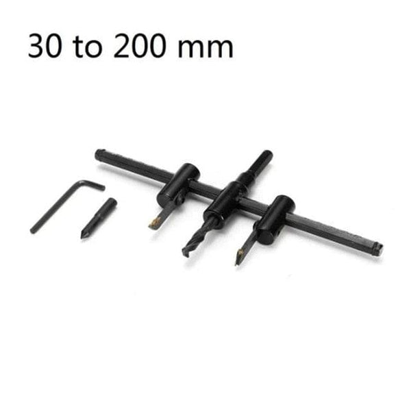 SearchFindOrder 30-200mm Adjustable Circle Hole Saw Drill Bit Tool Set