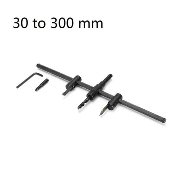 SearchFindOrder 30-300mm Adjustable Circle Hole Saw Drill Bit Tool Set