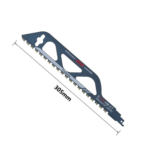 SearchFindOrder 305mm Tungsten Carbide Alloy Reciprocating Saw Blade for Bricks and Concrete
